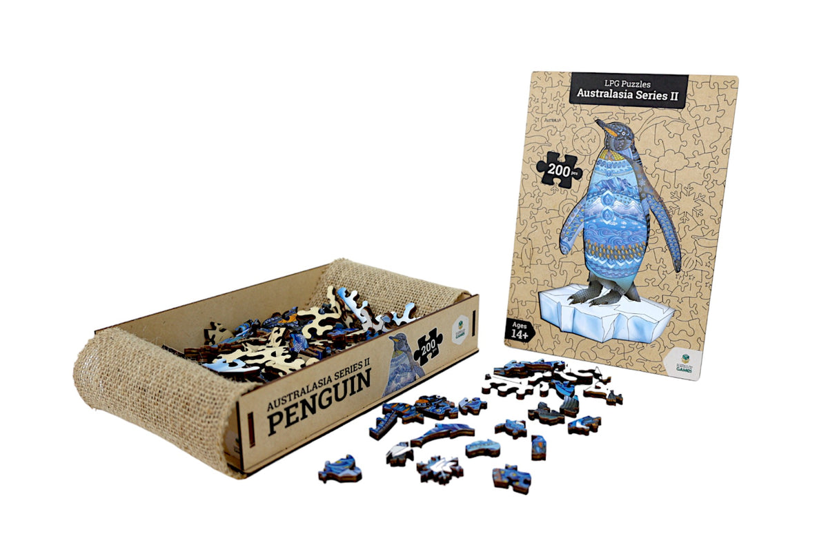 Penguin 200pc - Australasia Wooden Series (LPG Puzzles)