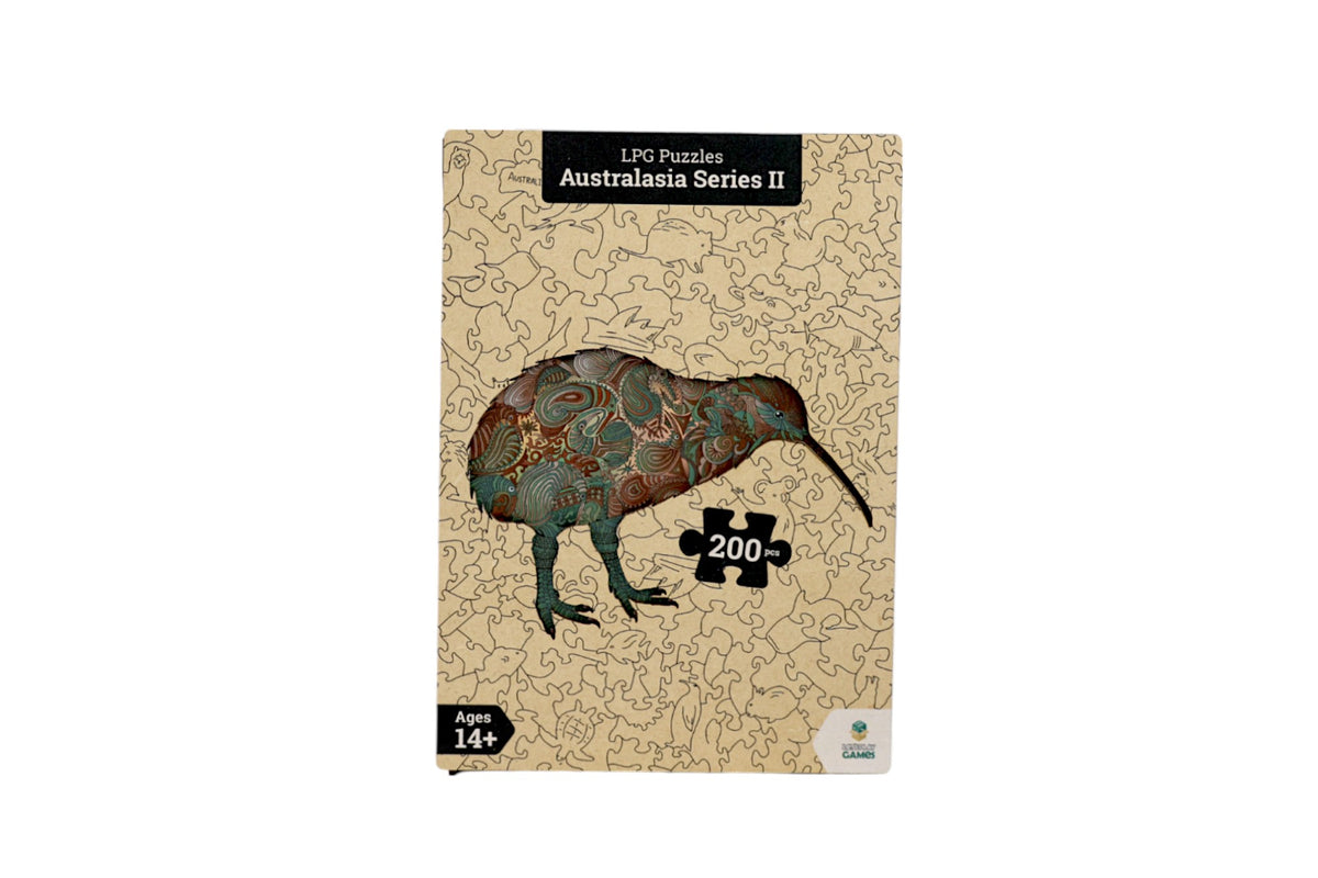 Kiwi 200pc - Australasia Wooden Series (LPG Puzzles)