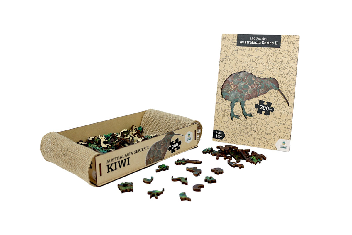 Kiwi 200pc - Australasia Wooden Series (LPG Puzzles)