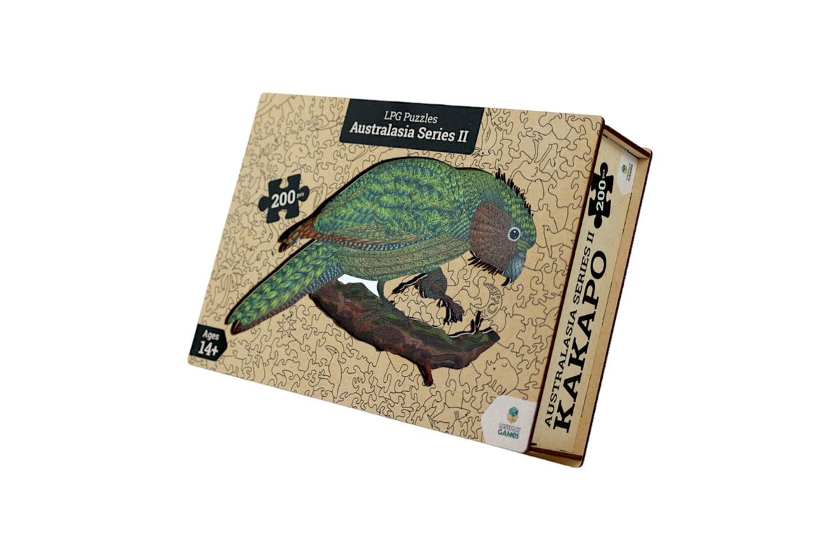 Kakapo 200pc - Australasia Wooden Series (LPG Puzzles)