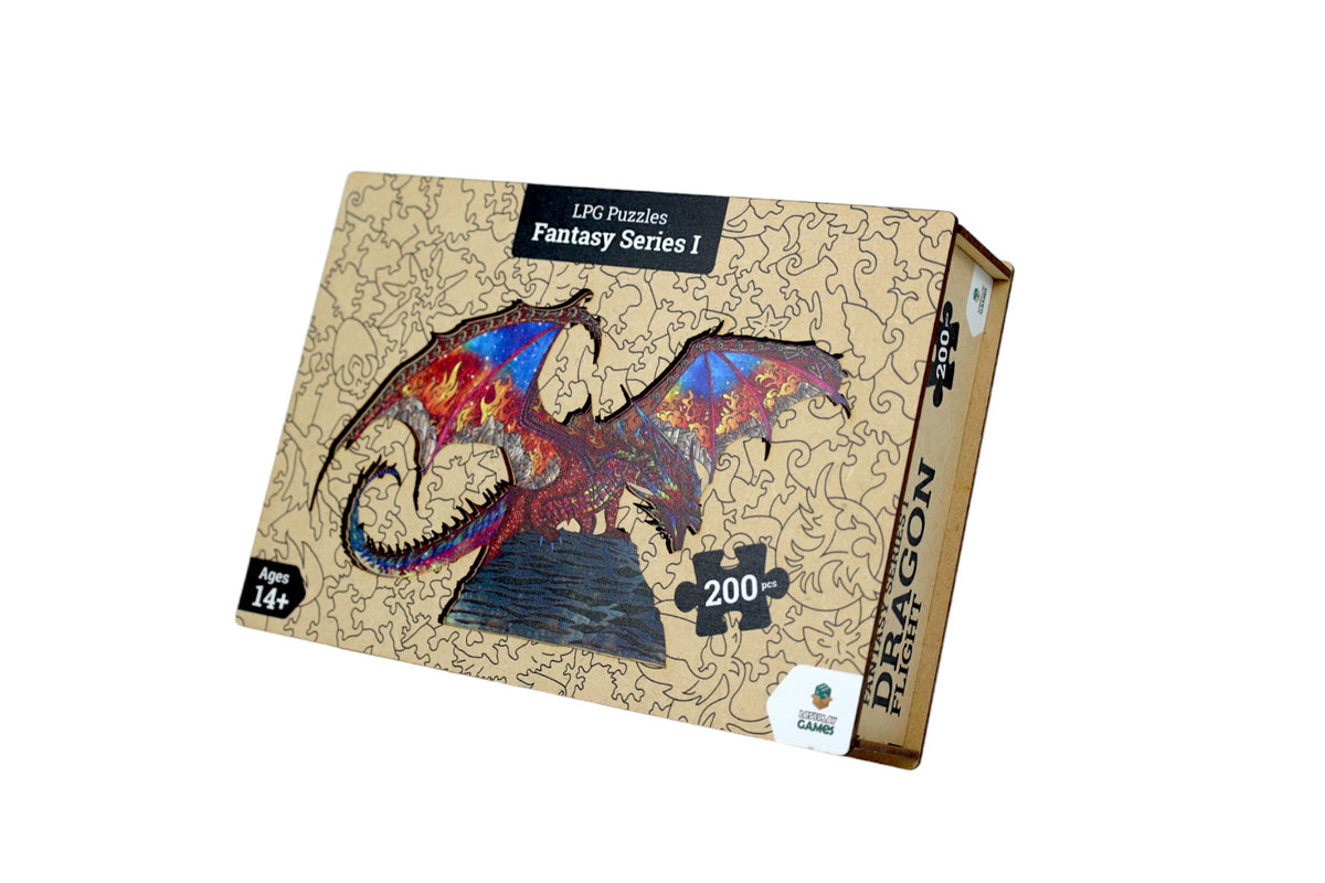 Dragon Flight 200pc - Fantasy Wooden Series (LPG Puzzles)