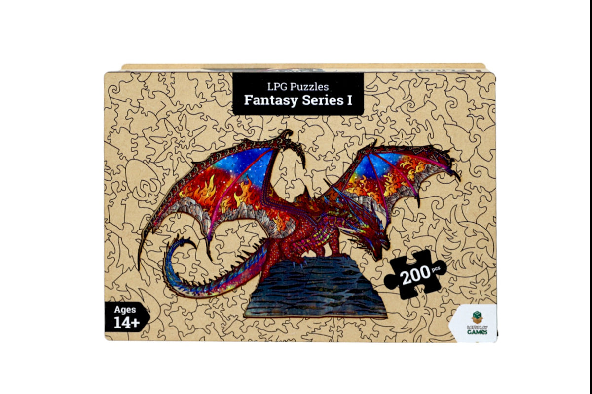 Dragon Flight 200pc - Fantasy Wooden Series (LPG Puzzles)