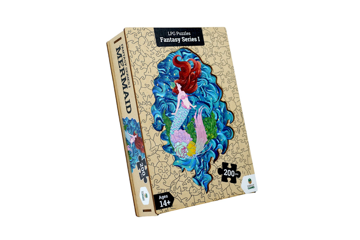 Mermaid 200pc - Fantasy Wooden Series (LPG Puzzles)