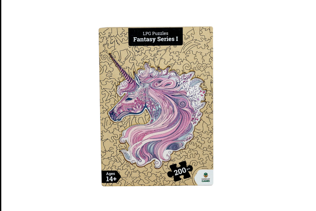 Unicorn 200pc - Fantasy Wooden Series (LPG Puzzles)