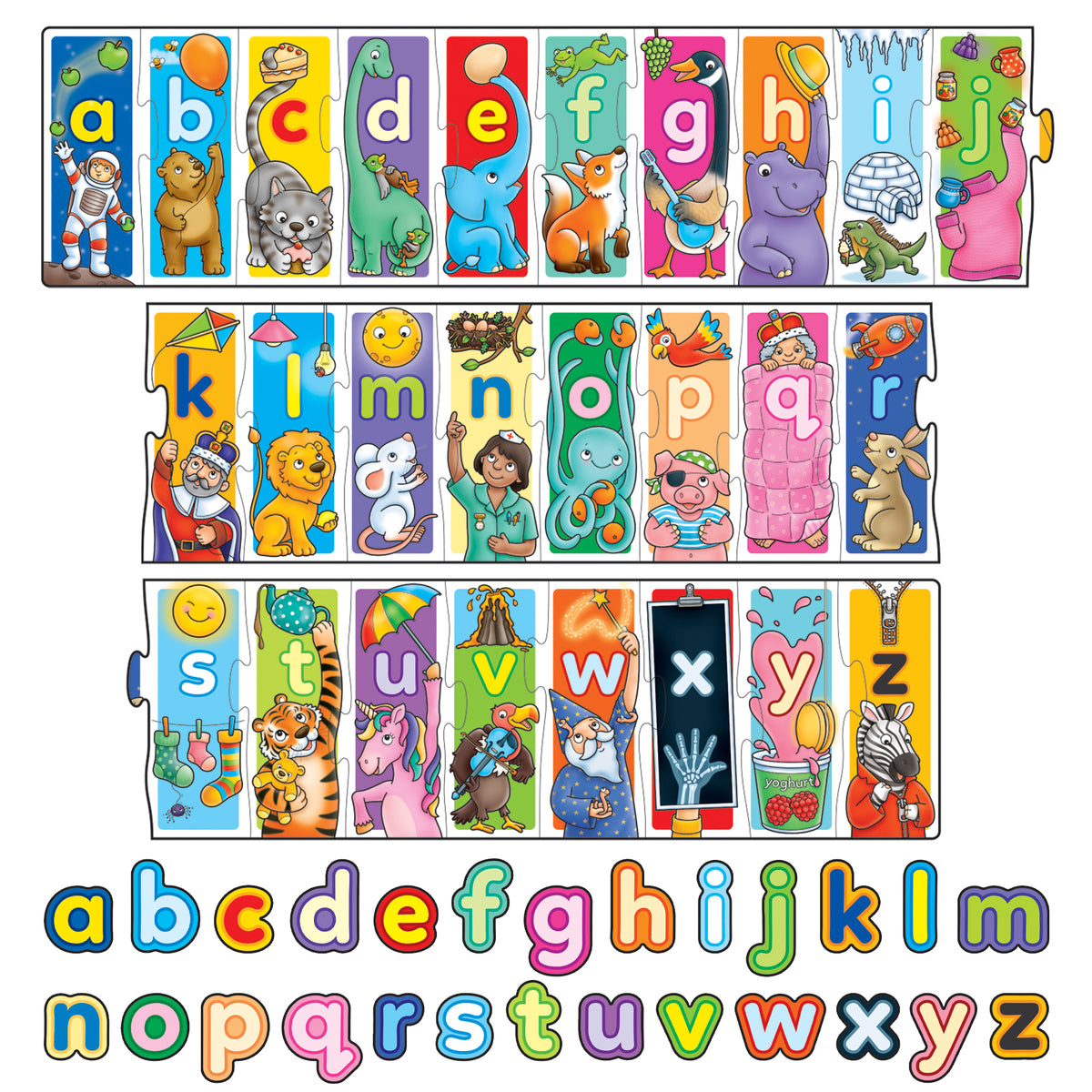 Giant Alphabet - Extra Long Jigsaw Puzzle (Orchard Toys)