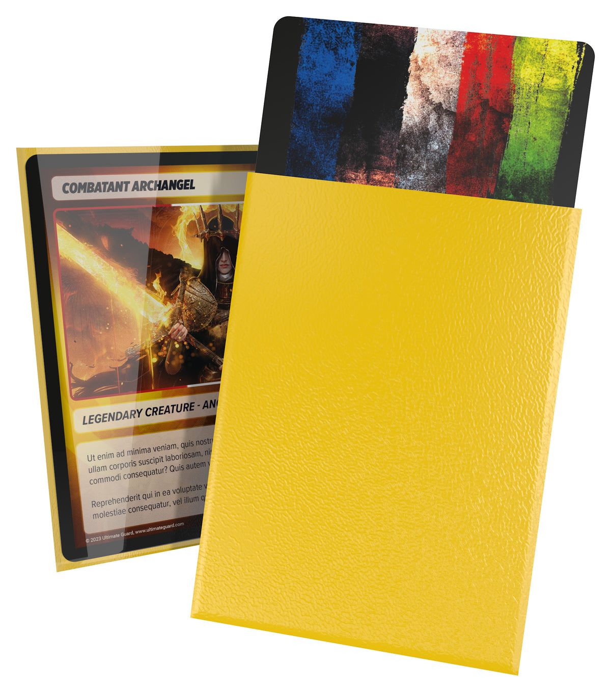 Ultimate Guard Cortex Sleeves - Yellow - Standard-Size (100 Sleeves)
