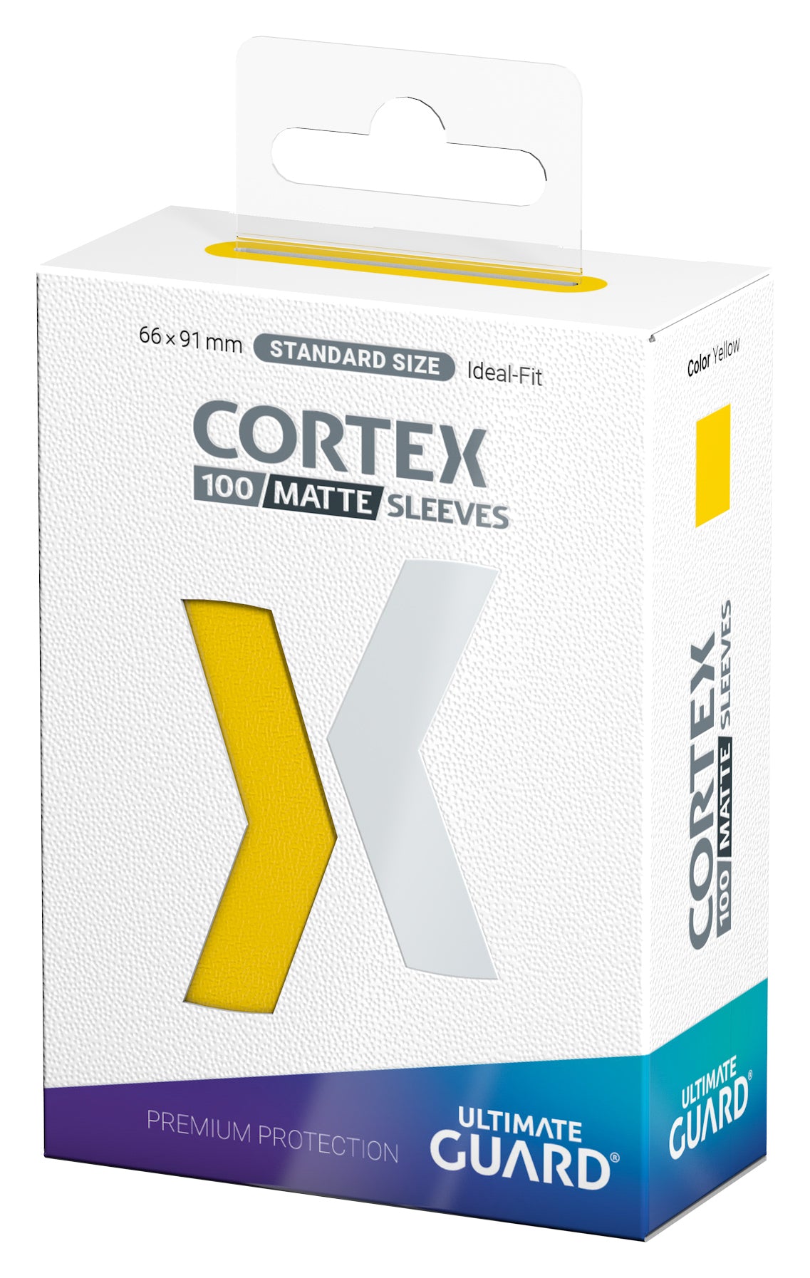 Ultimate Guard Cortex Matte Sleeves - Yellow - Standard-Size (100 Sleeves)
