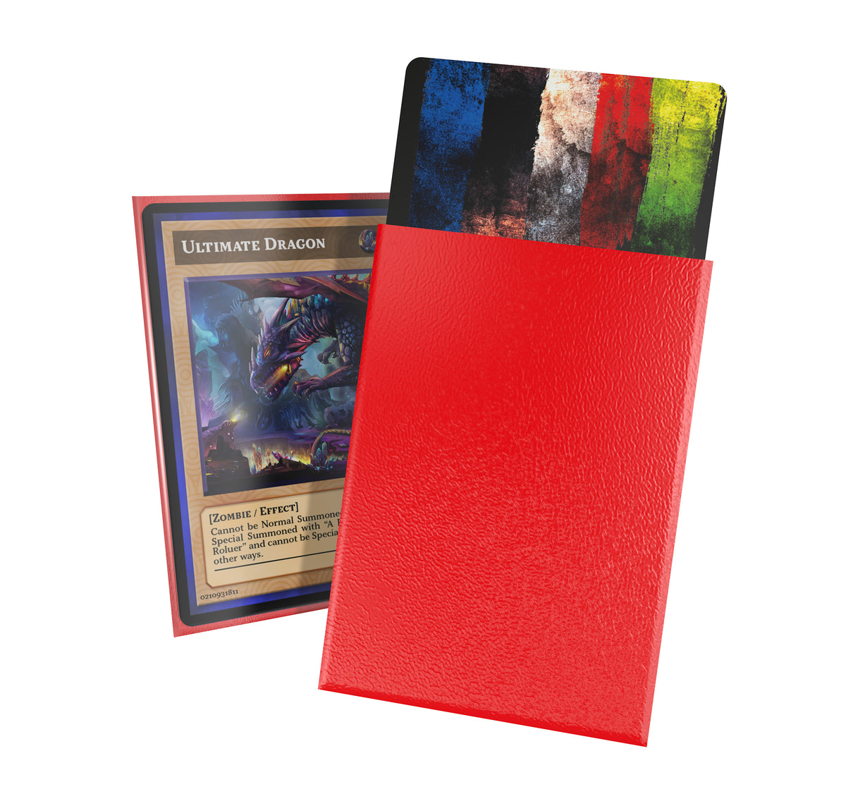 Ultimate Guard Cortex Matte Sleeves - Red - Japanese-Size (60 Sleeves)