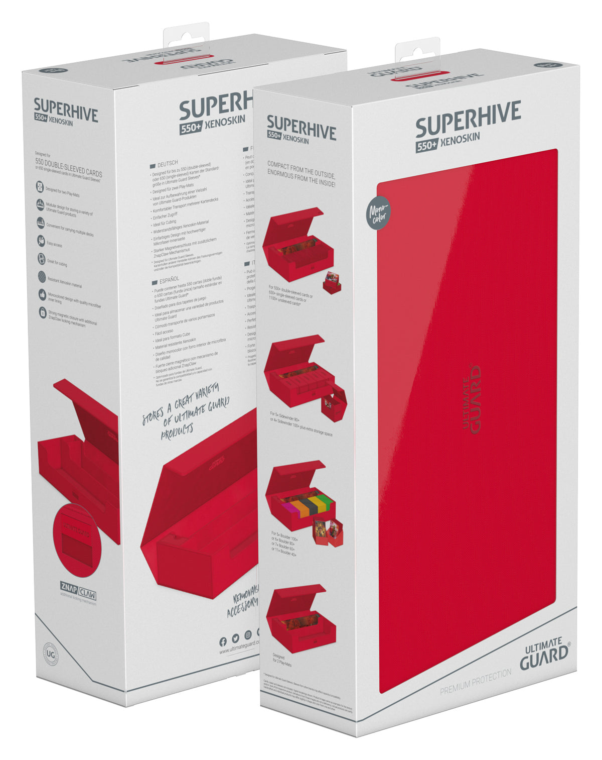 Ultimate Guard Superhive Xenoskin 550+ Gaming Box - Red