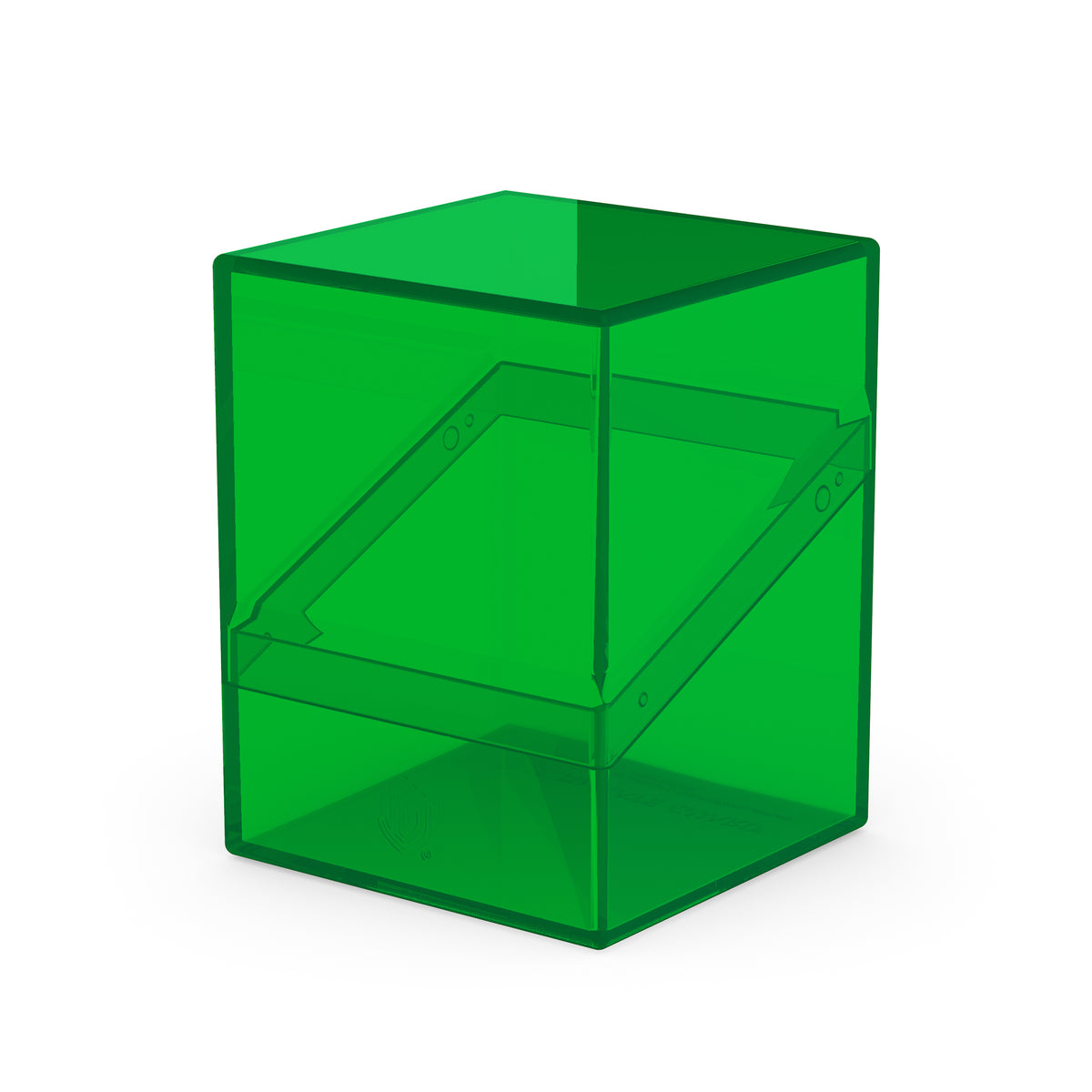 Ultimate Guard Boulder 100+ Clear Deck Box - Emerald