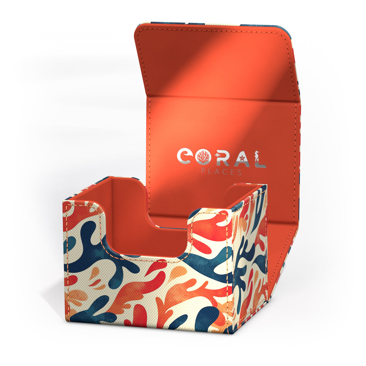 Ultimate Guard XenoSkin Sidewinder 100+ Deck Box - Mellow Sea (2025 Exclusive: Coral Places)