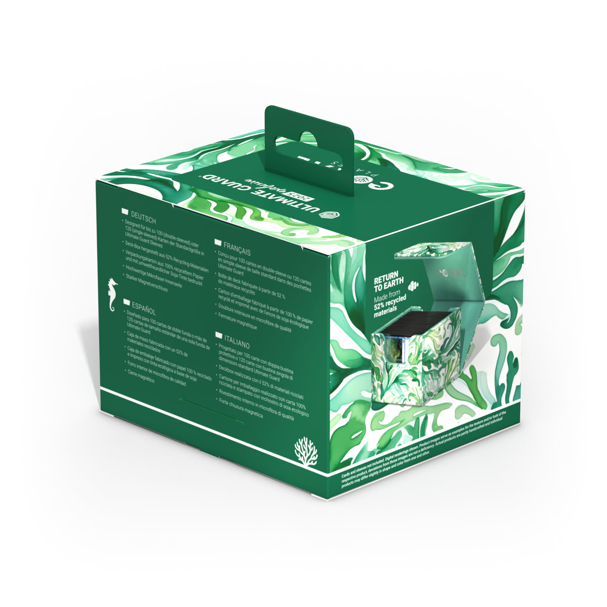 Ultimate Guard XenoSkin Sidewinder 100+ Deck Box - Kelp Forest (2025 Exclusive: Coral Places)