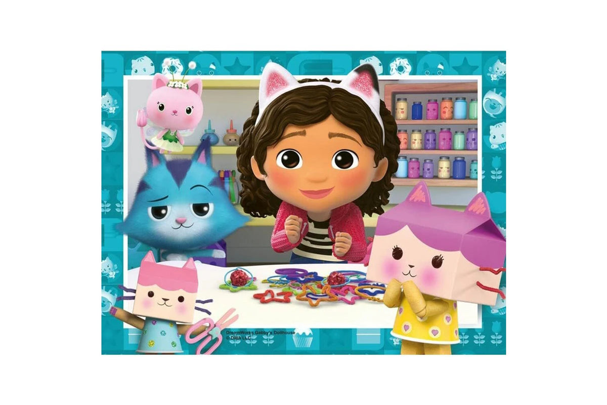 Gabbys Dollhouse: Time to get Tiny! - 4 in a Box 12, 16, 20 & 24pc [Ravensburger Puzzle]
