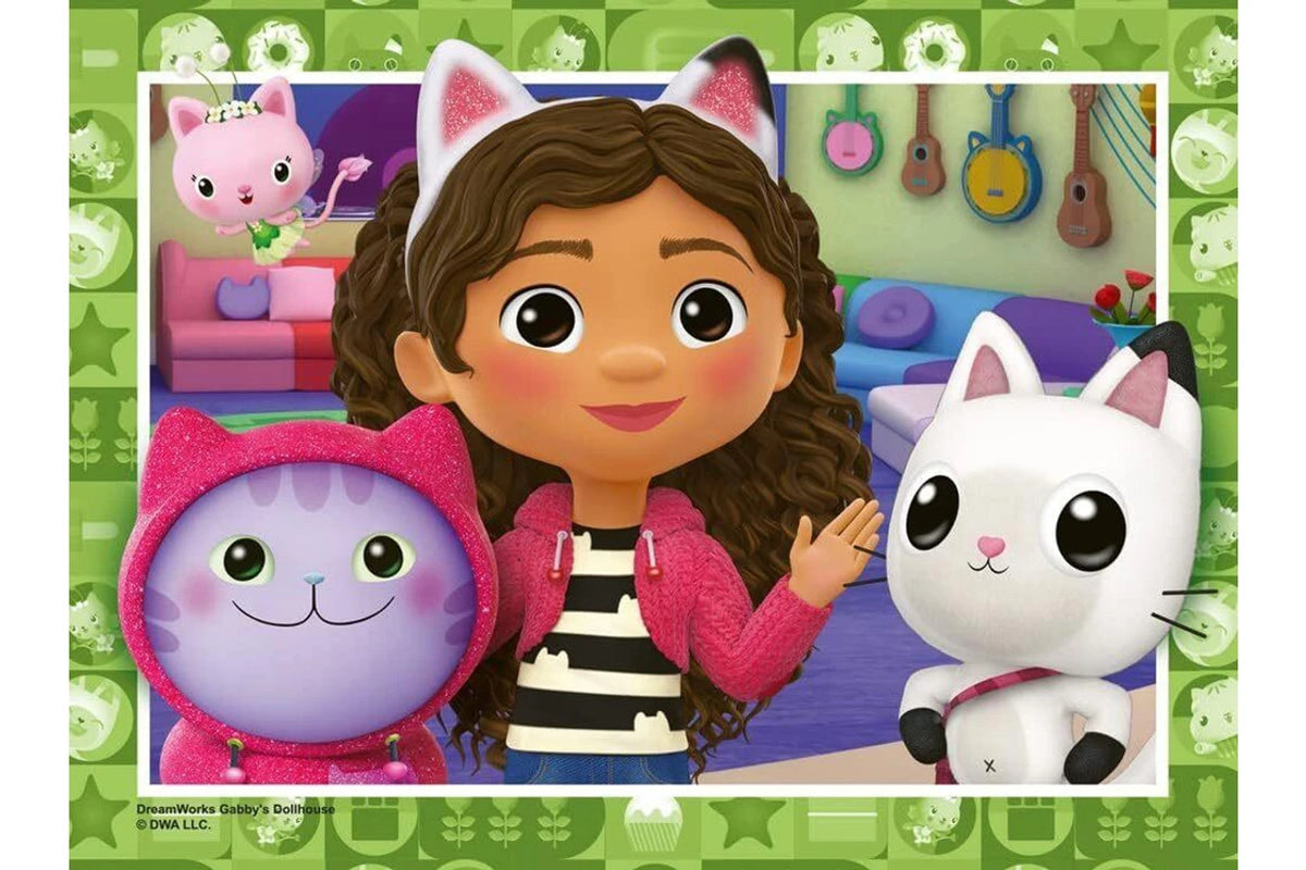 Gabbys Dollhouse: Time to get Tiny! - 4 in a Box 12, 16, 20 & 24pc [Ravensburger Puzzle]