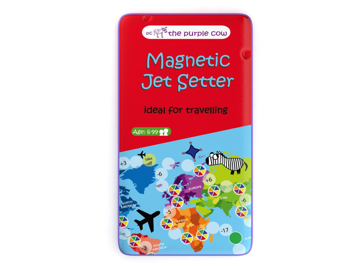 Magnetic Jet Setter - Travel Tin (The Purple Cow)