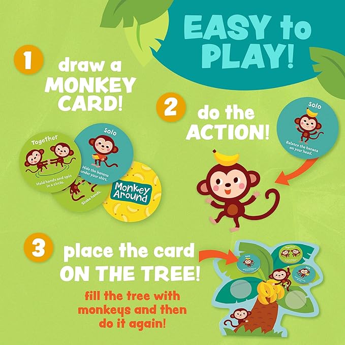 Monkey Around The Wiggle & Giggle Game [Peaceable Kingdom]