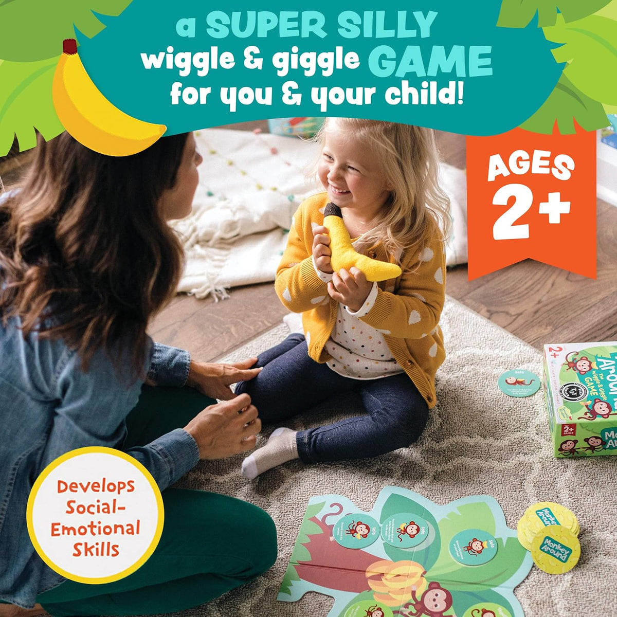 Monkey Around The Wiggle & Giggle Game [Peaceable Kingdom]