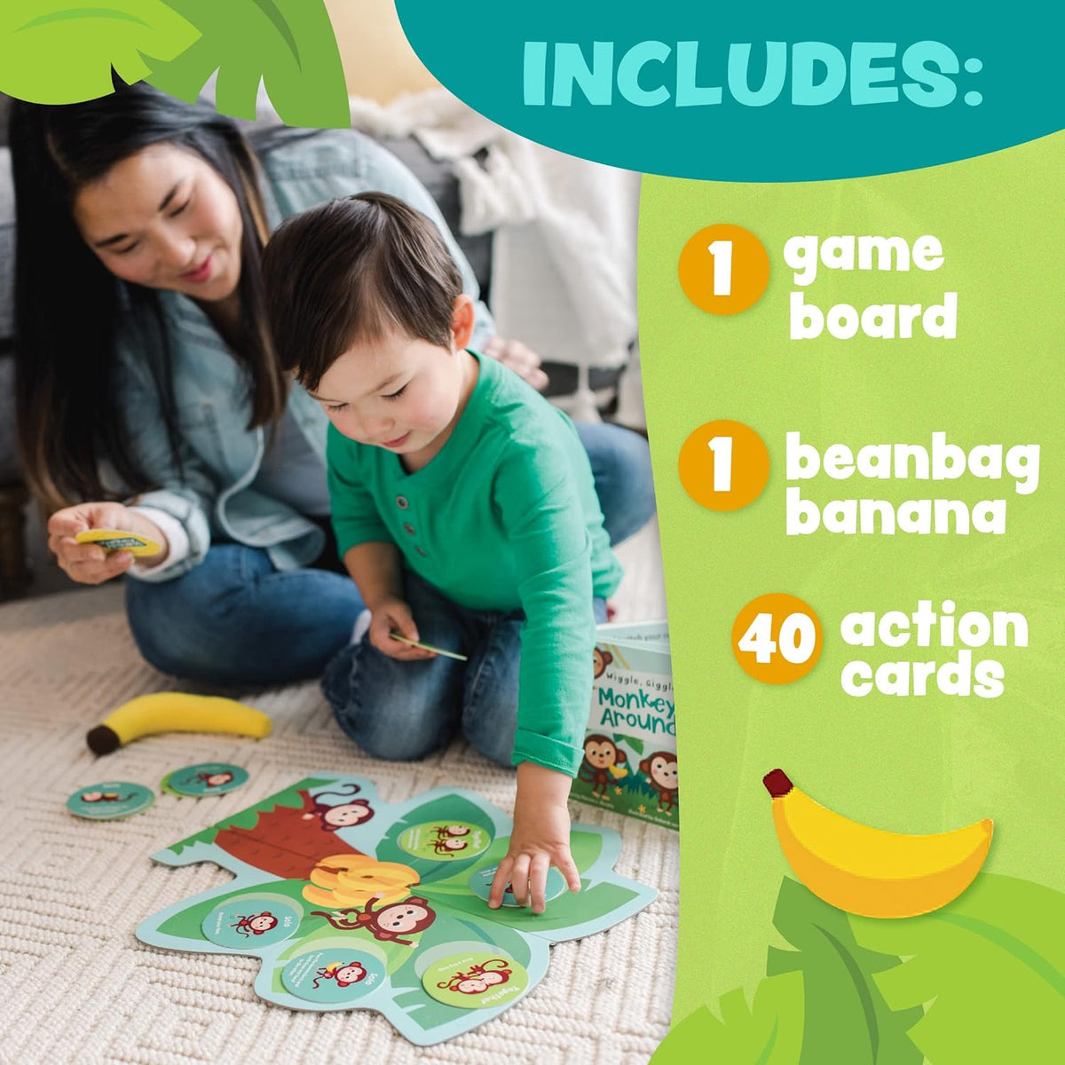 Monkey Around The Wiggle & Giggle Game [Peaceable Kingdom]
