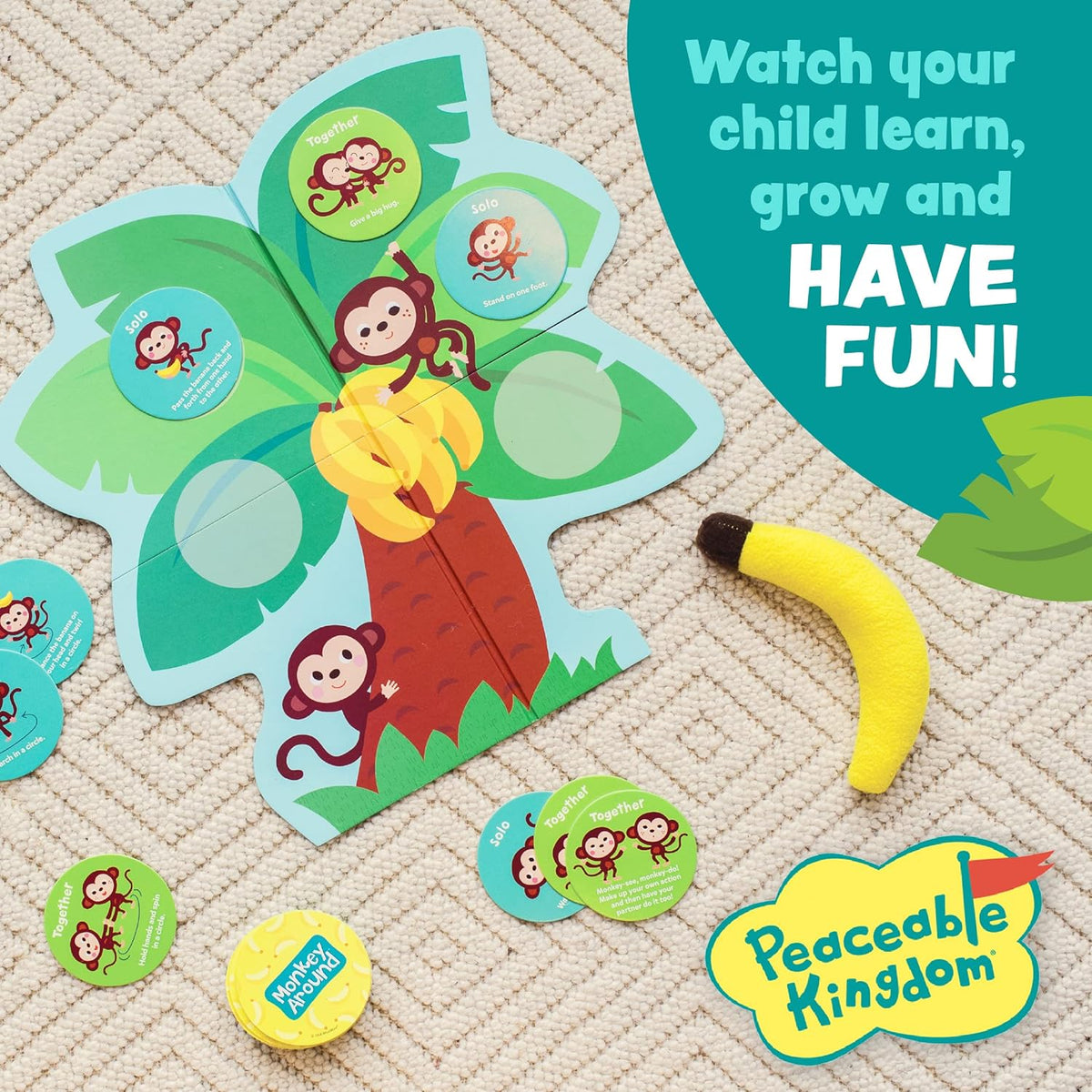 Monkey Around The Wiggle & Giggle Game [Peaceable Kingdom]