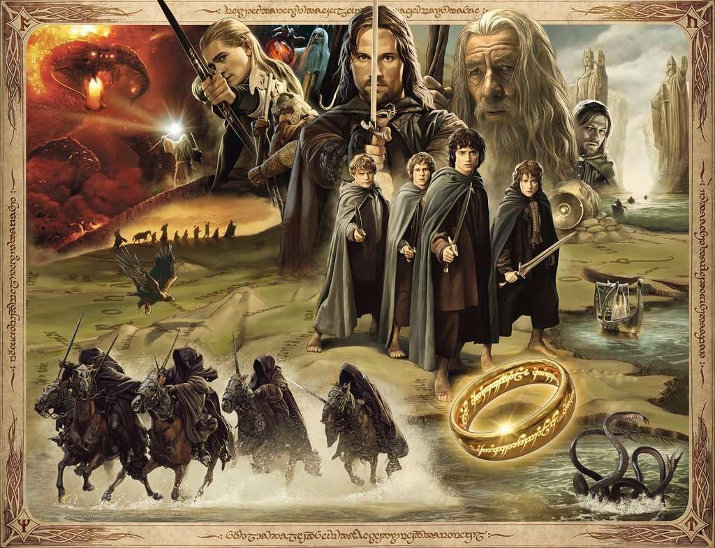 LOTR: The Fellowship of the Ring 2000pc (Ravensburger Puzzle)