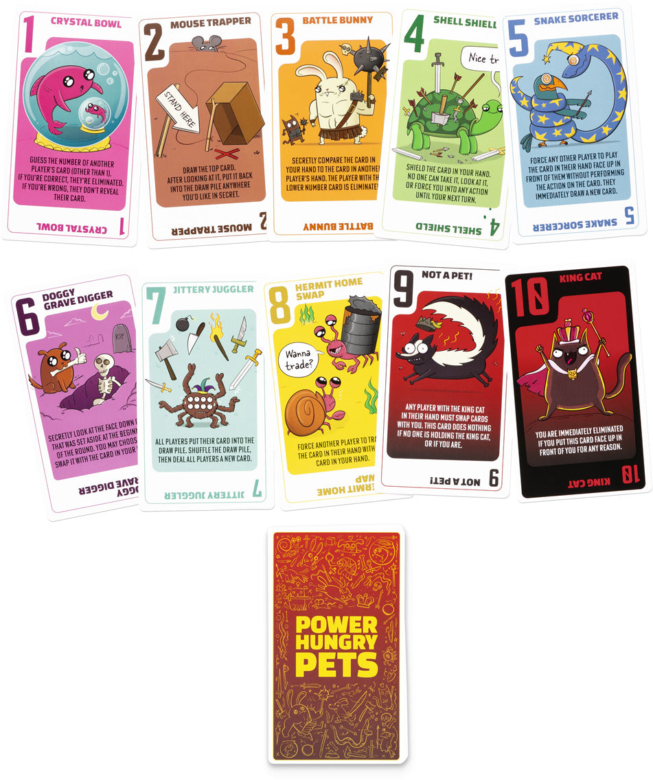 Power Hungry Pets Board Game - Italia Power Hungry Pets Board Game - Italia
