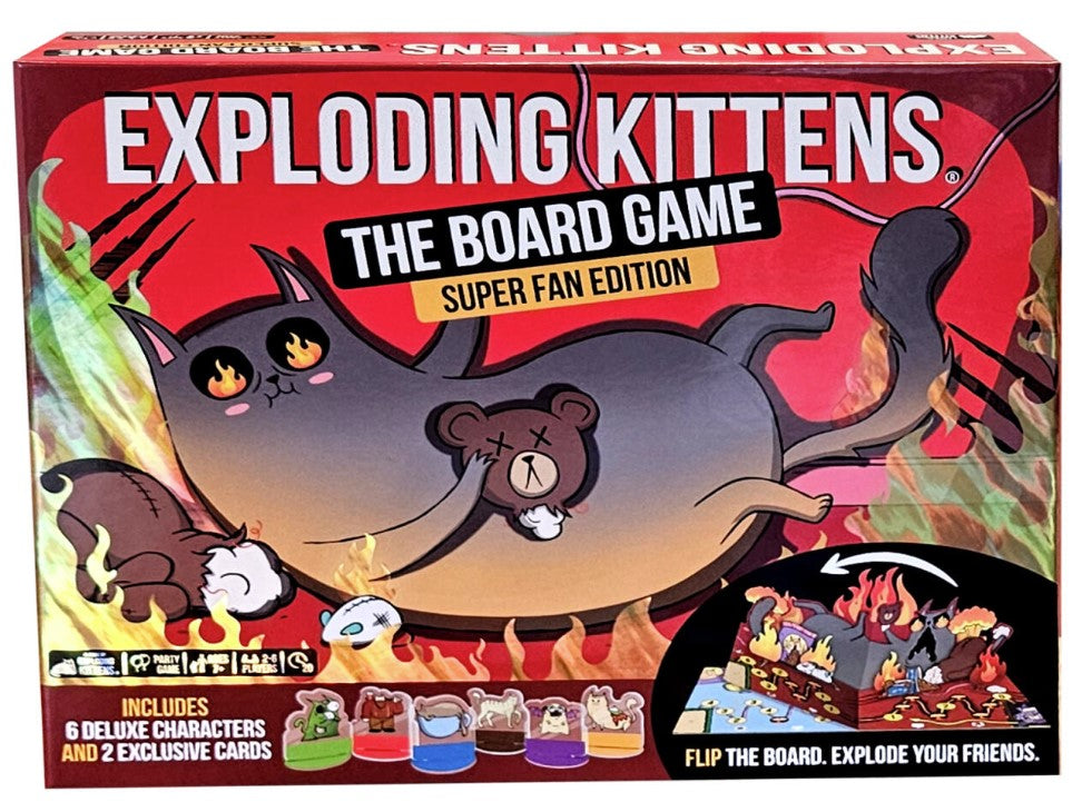 Exploding Kittens: The Board Game (Super Fan Edition) [By Exploding Kittens]