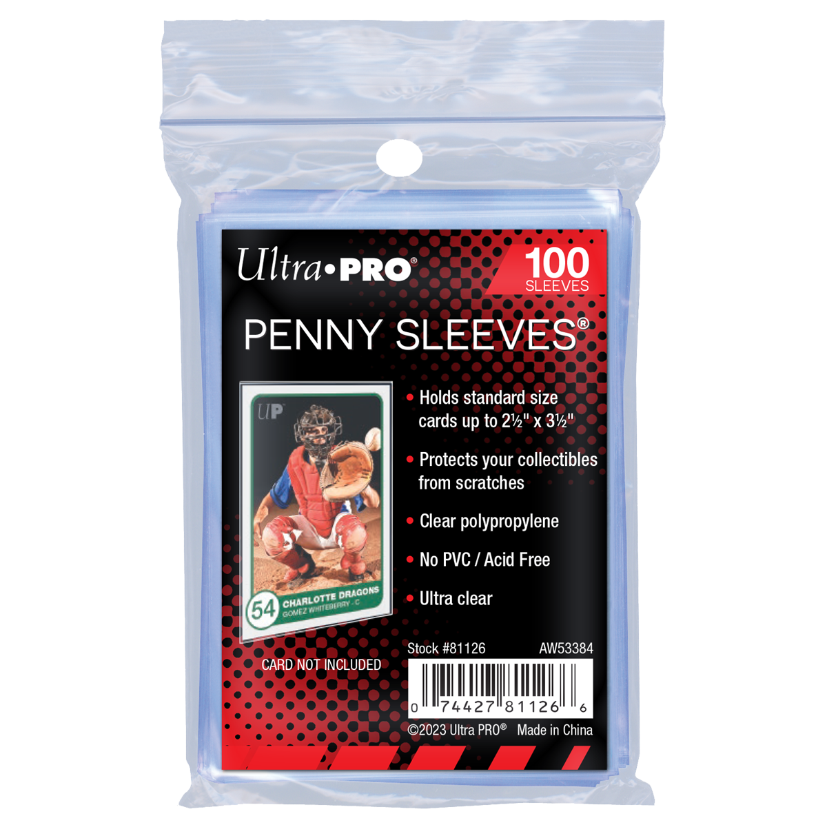Ultra PRO Soft Card Sleeves "Penny Sleeves" (100/pack)