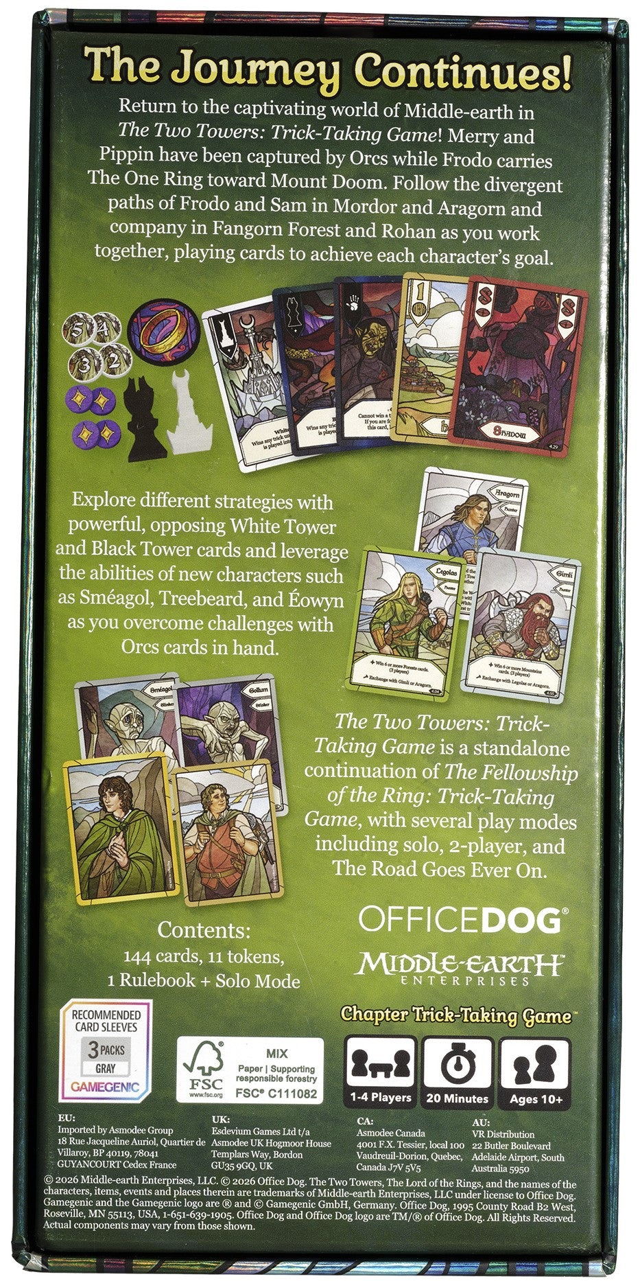 The Lord of the Rings: The Two Towers - Trick-Taking Game