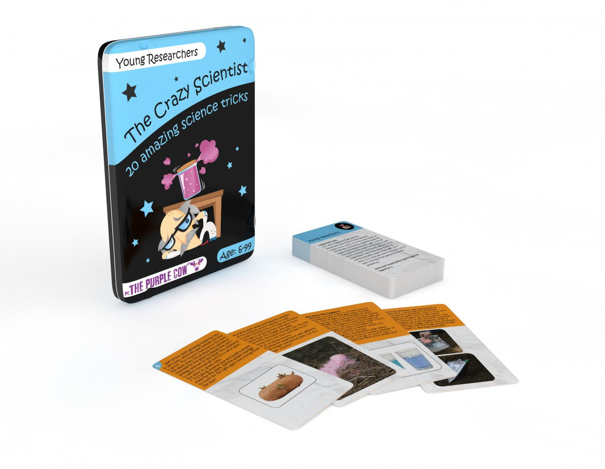 Young Researchers - The Crazy Scientist Science Tricks [The Purple Cow]
