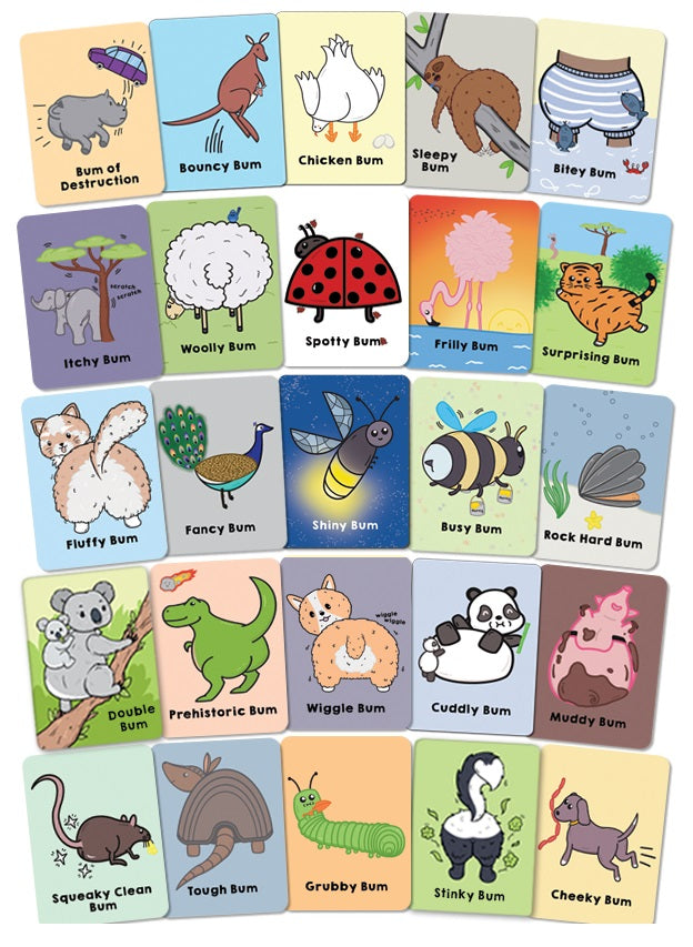 Go Bum Card Game - Animals Edition