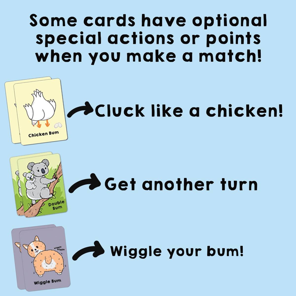 Go Bum Card Game - Animals Edition