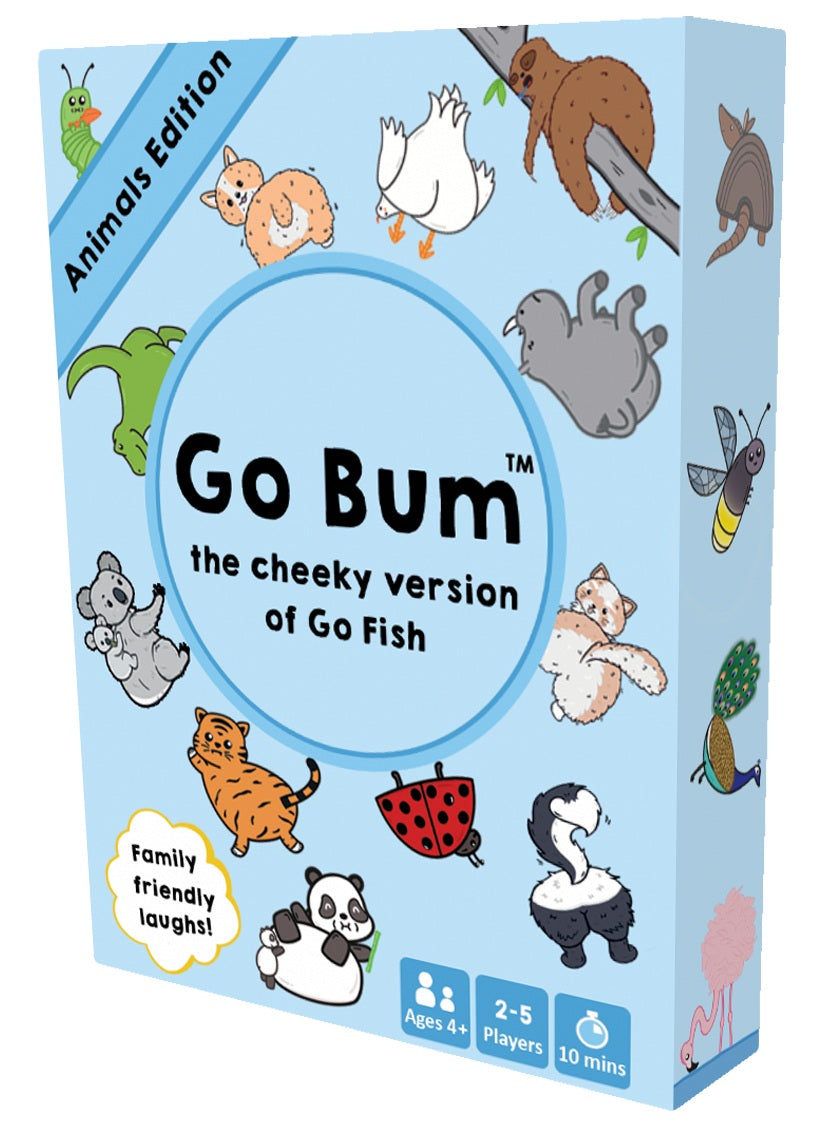 Go Bum Card Game - Animals Edition
