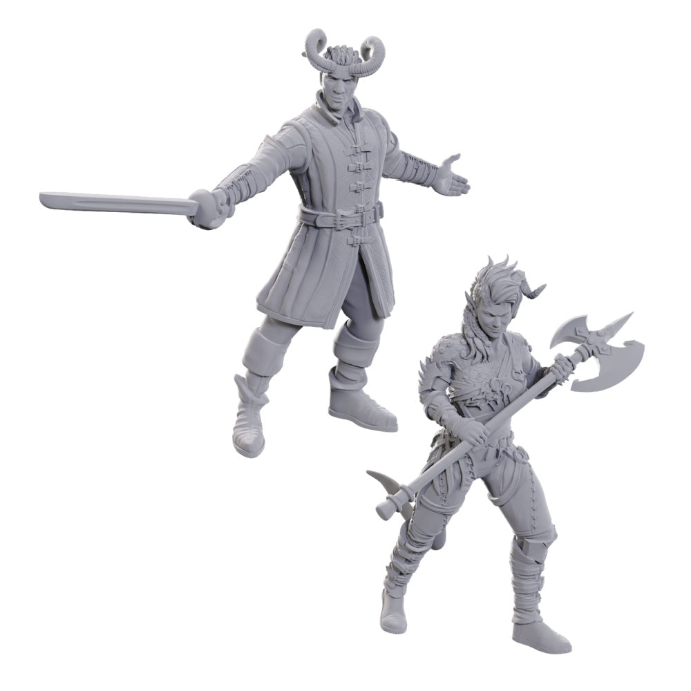 Wyll & Karlach (Baldur's Gate 3) [D&D Nolzur's Marvelous Unpainted Miniatures]