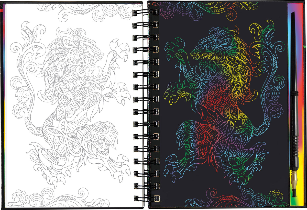 Extreme! Fantasy Art Scratch and Sketch [Peter Pauper Press]