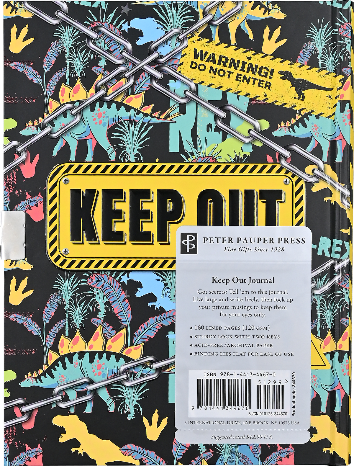 Keep Out! Locking Journal [Peter Pauper Press]
