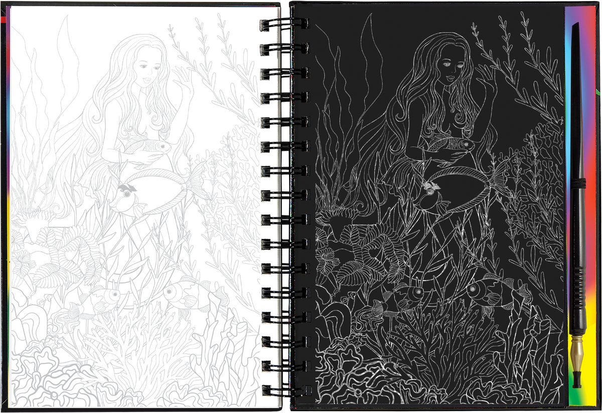 Extreme! Scratch and Sketch Mermaids [Peter Pauper Press]
