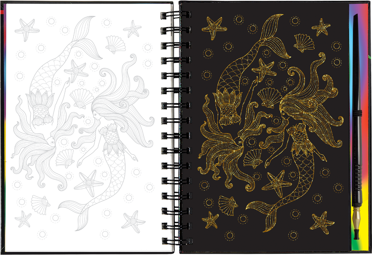 Extreme! Scratch and Sketch Mermaids [Peter Pauper Press]