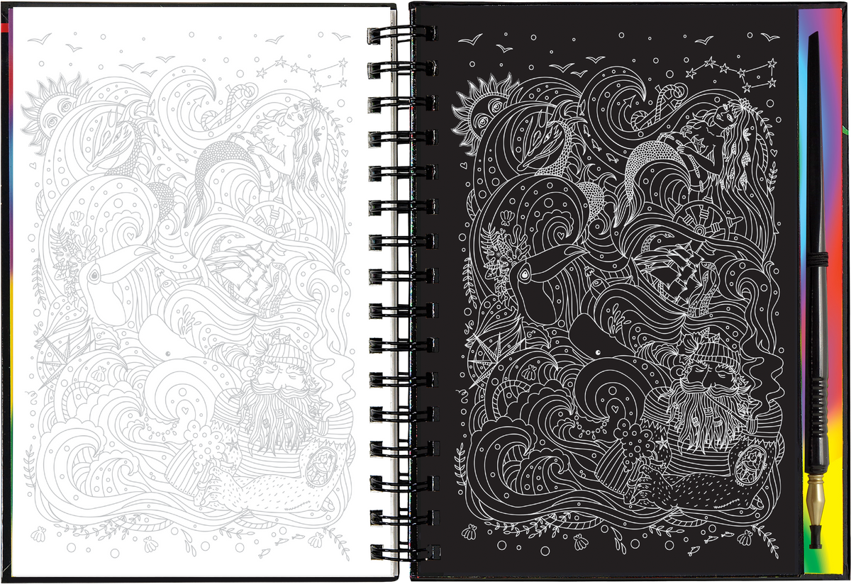 Extreme! Scratch and Sketch Mermaids [Peter Pauper Press]