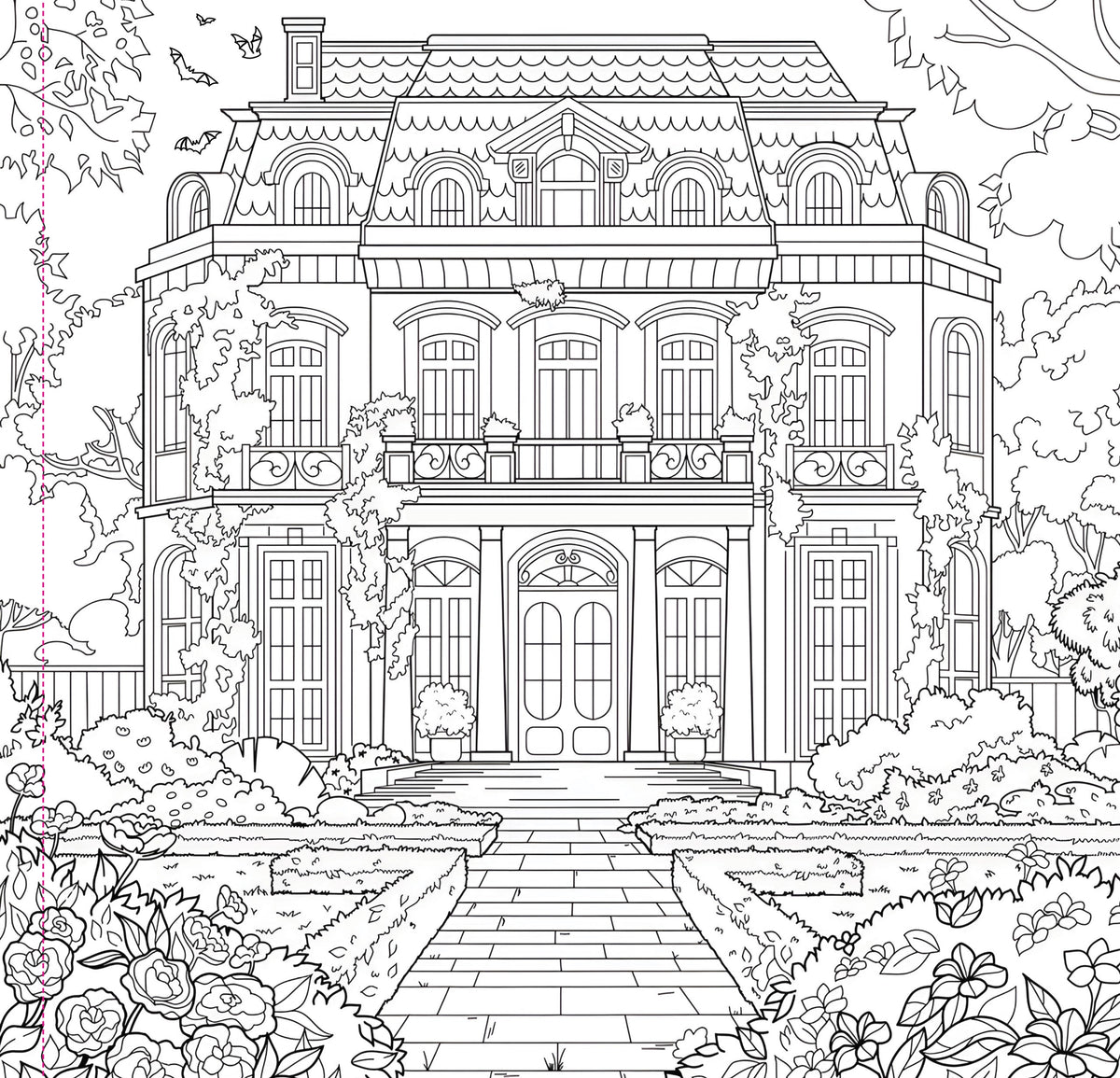 Goth Garden Adult Colouring Book [Peter Pauper Press]