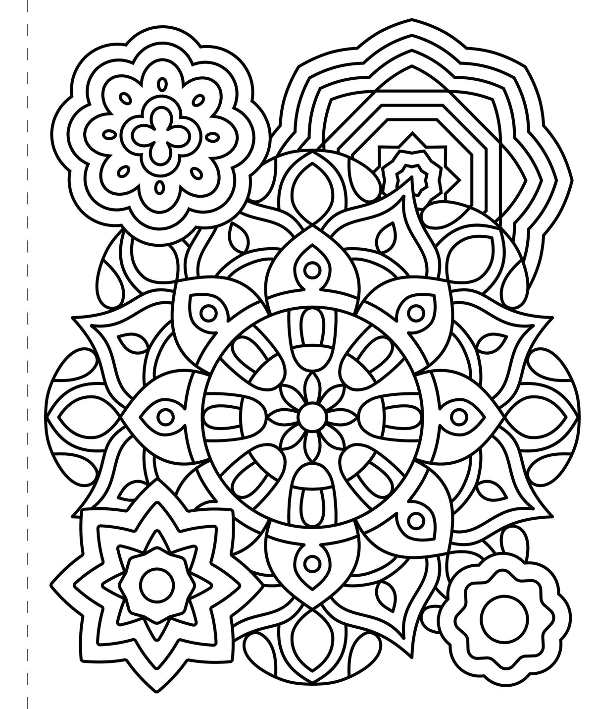 Mindfulness Large Print Colouring Book [Peter Pauper Print]
