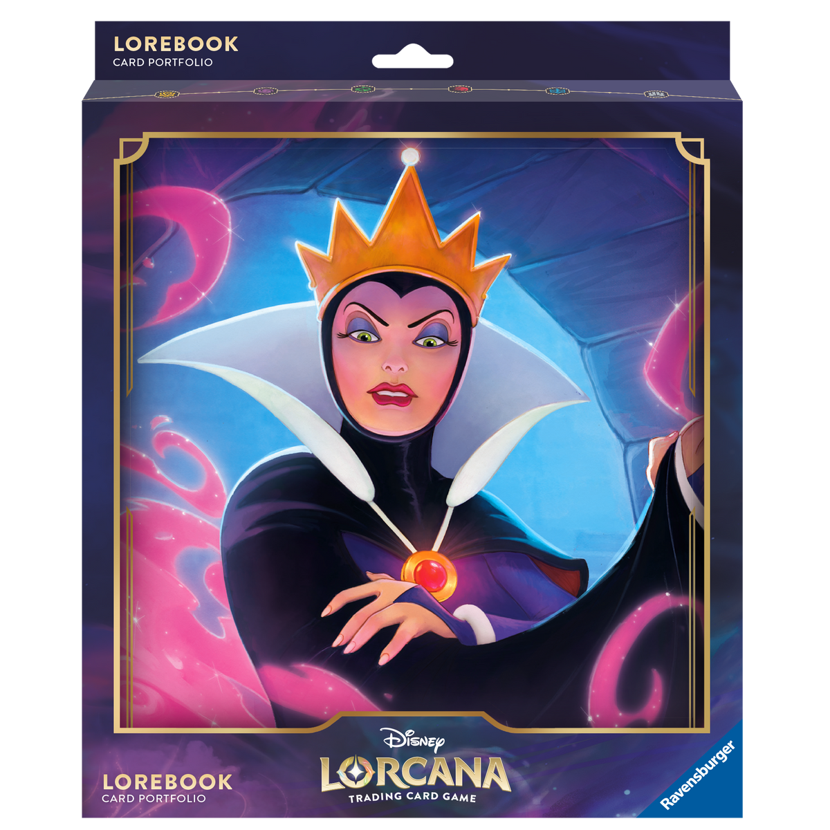 Disney Lorcana TCG: Lorebook Card Portfolio - Evil Queen