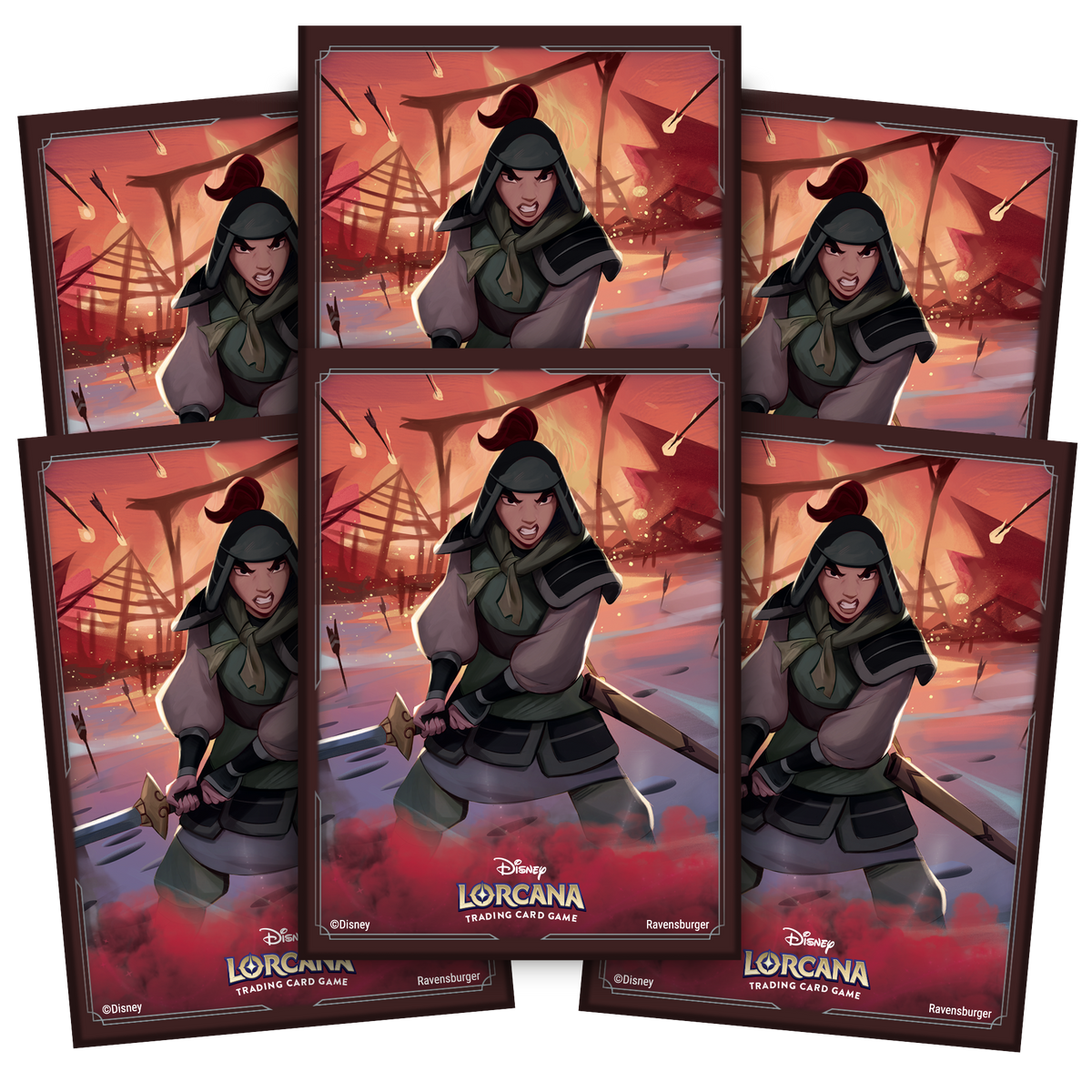 Disney Lorcana TCG: Rise of the Floodborn - Card Sleeves (Mulan)
