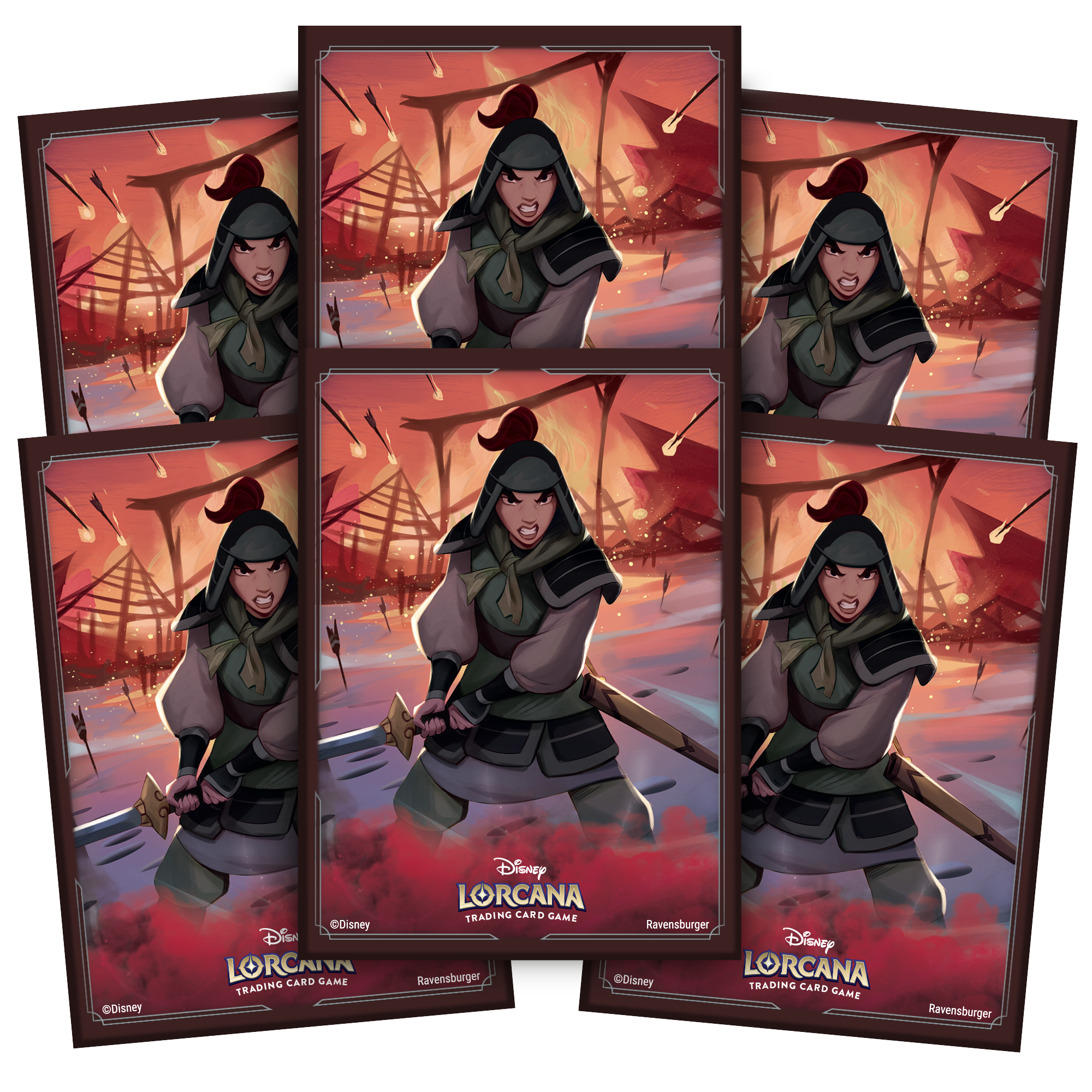 card soldiers lorcana Disney Lorcana TCG: Card Sleeves - Mulan