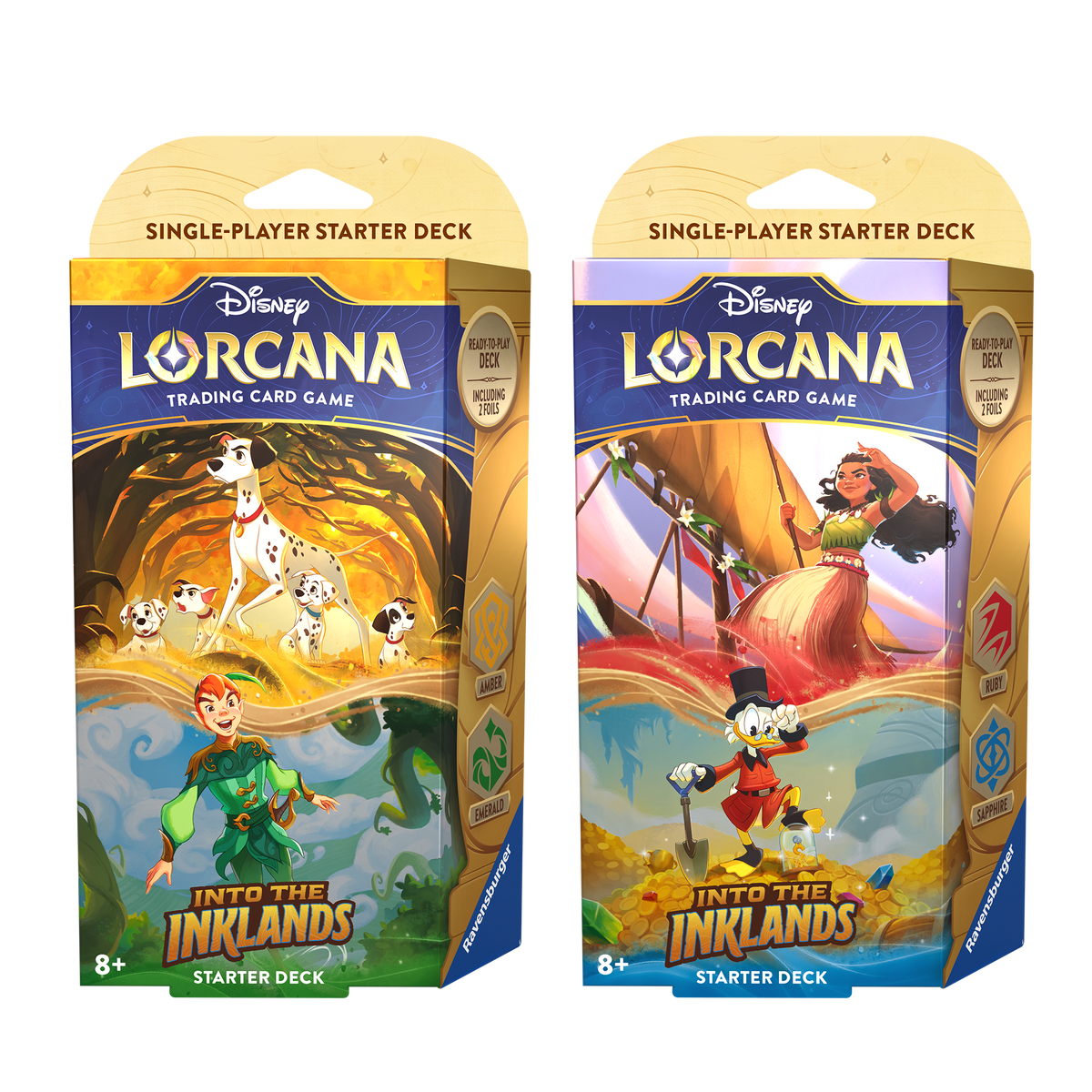 Disney Lorcana TCG: Into the Inklands - Starter Deck Combo