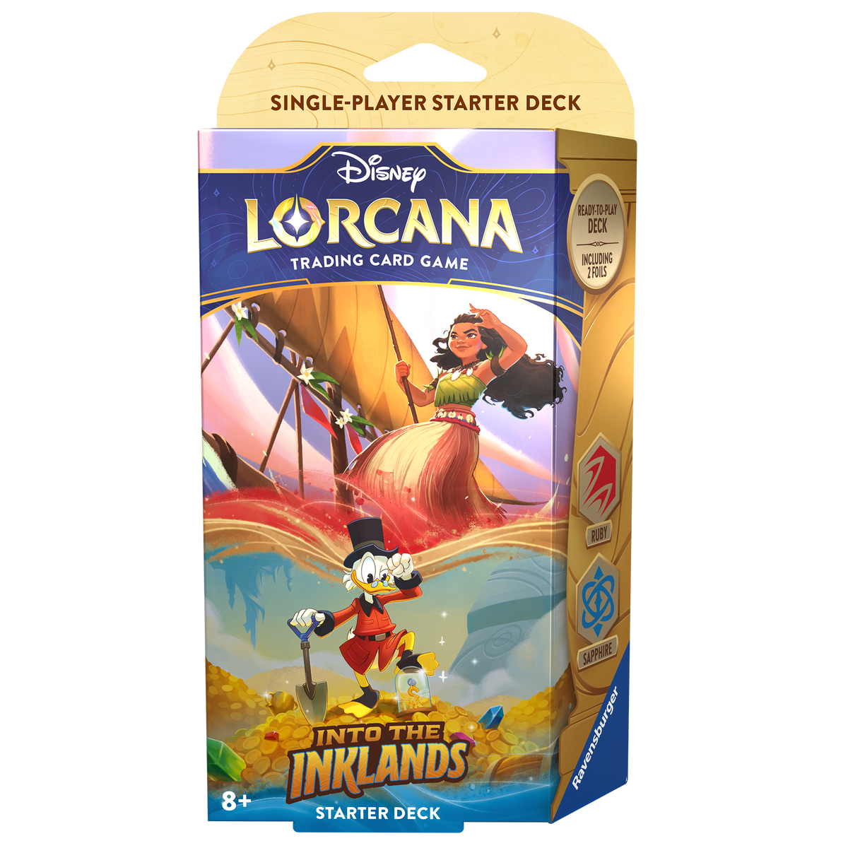 Disney Lorcana TCG: Into The Inklands - Starter Deck (Ruby &amp; Sapphire)
