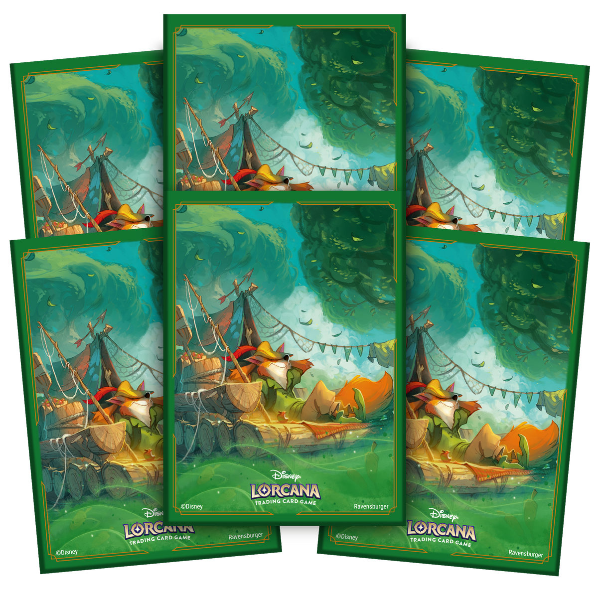Disney Lorcana TCG: Into The Inklands - Card Sleeves (Robin Hood)