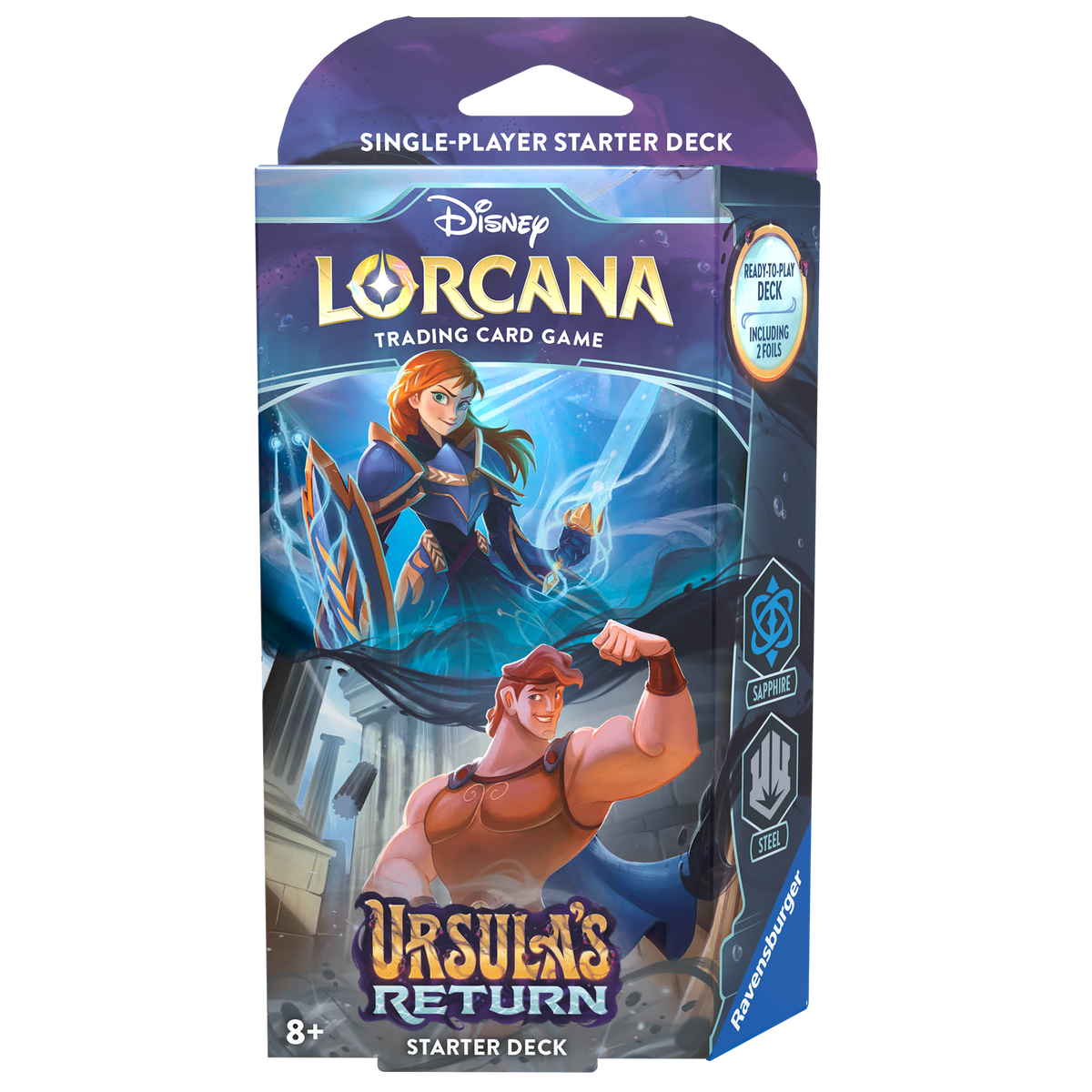 Disney Lorcana TCG: Ursula&#39;s Return - Starter Deck (Sapphire &amp; Steel)