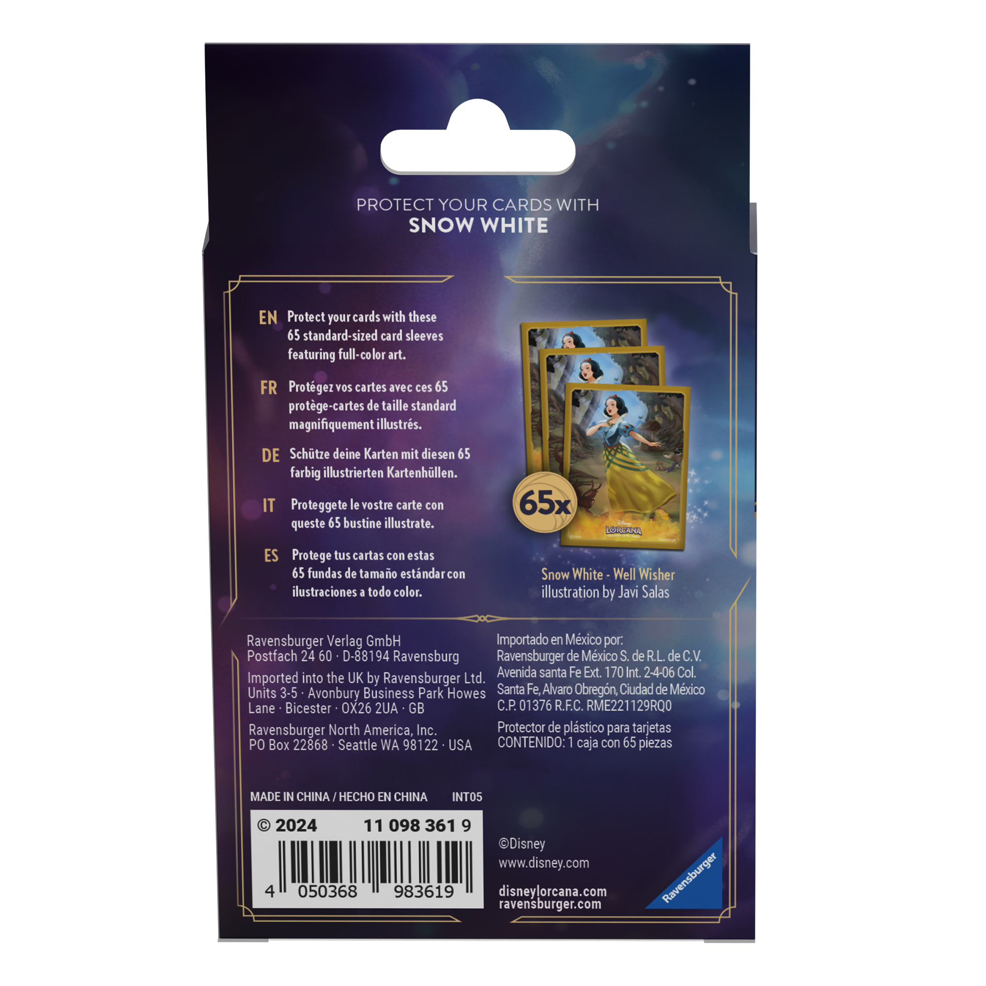 Disney Lorcana TCG: Card Sleeves - Snow White - Goldfields Toys & Games Disney Lorcana TCG: Card Sleeves - Snow White - Goldfields Toys & Games