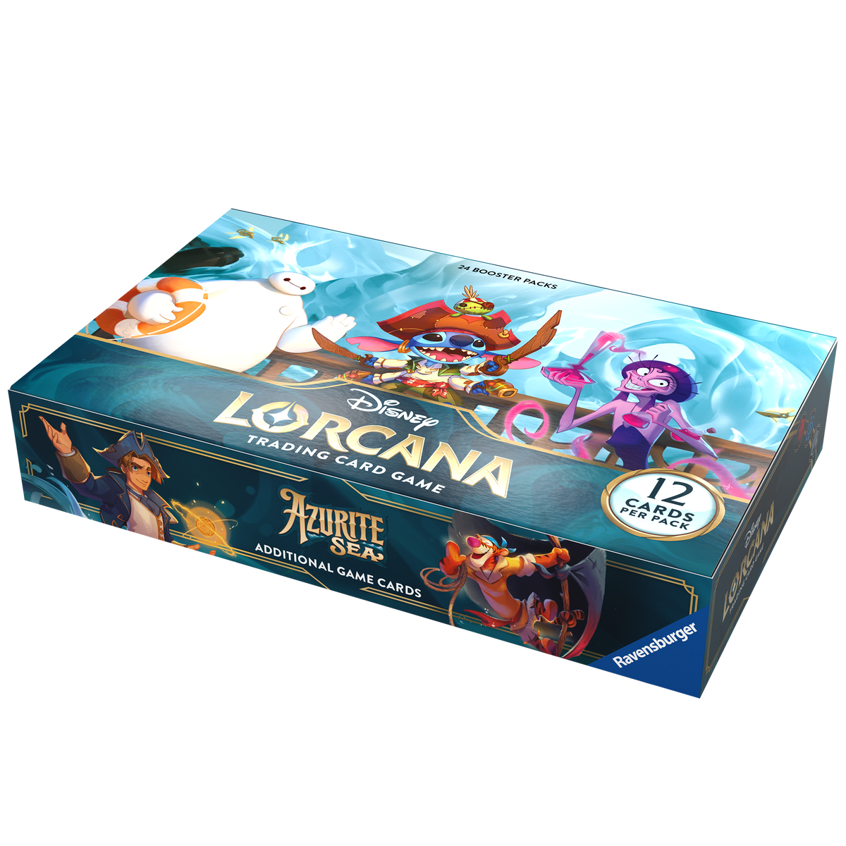 Disney Lorcana TCG: Azurite Sea - Booster Box (24 Booster Packs)