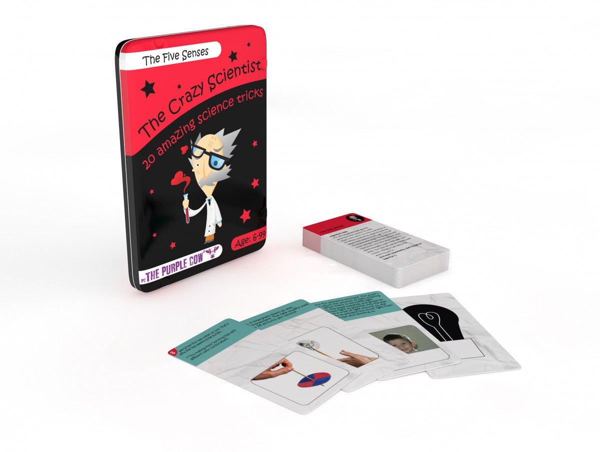 The Five Senses - The Crazy Scientist Science Tricks [The Purple Cow]